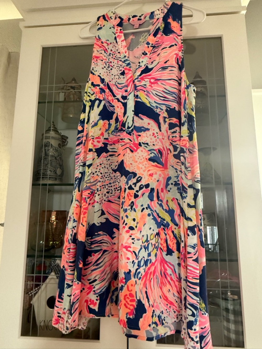 Lilly Pulitzer Anne Trapeze Dress Sunken Treasure Size M